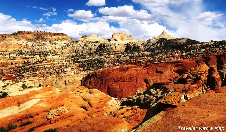 two beautiful hikes in Capitol Reef National Park