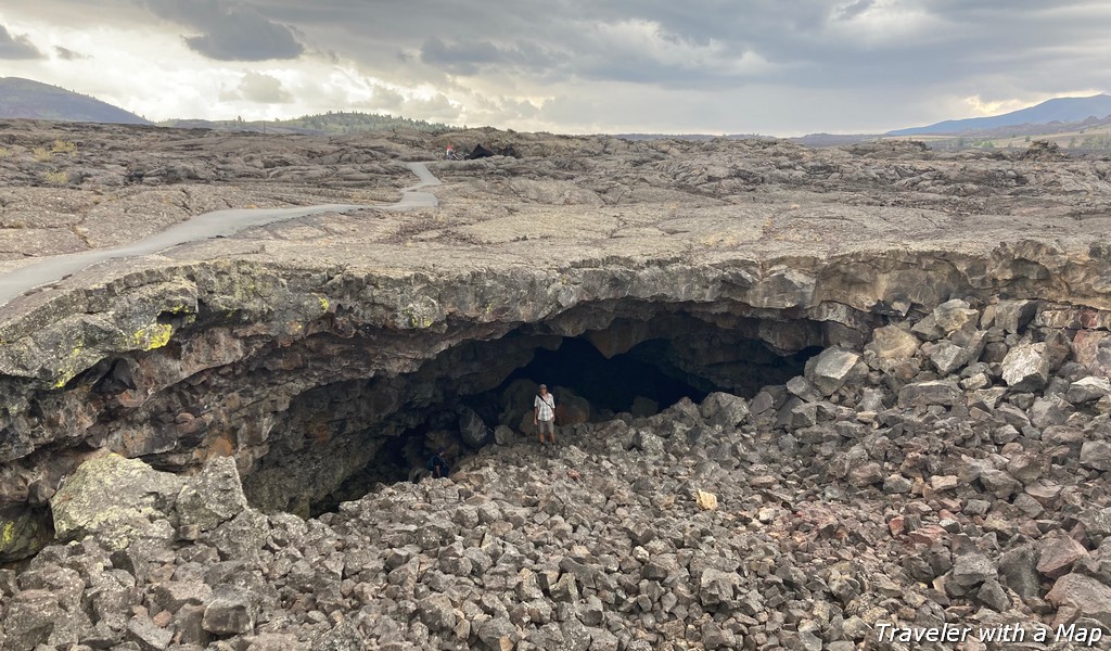 Exploring lava tubes in Craters of the Moon